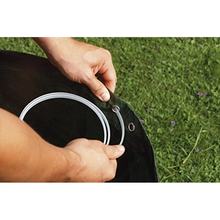 Windhager Garten-Bag Garten-Sack, Behälter für Gartenabfälle, Kompostsack, mit Verstärkungsring und Tragegriffen, UV-stabilisiert, abwaschbar, 270 L, 68 x 75 cm, 06393 – Bild 4