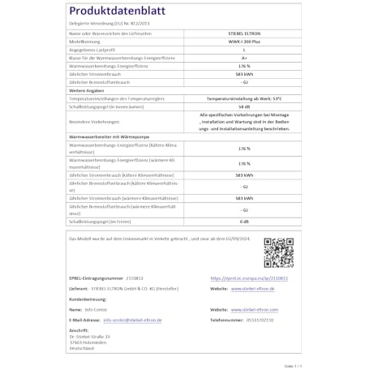 Stiebel Eltron WWK-I 200 PLUS, Warmwasser-Wärmepumpe mit 200 l Fassungsvermögen und WLAN-Steuerung – Bild 8