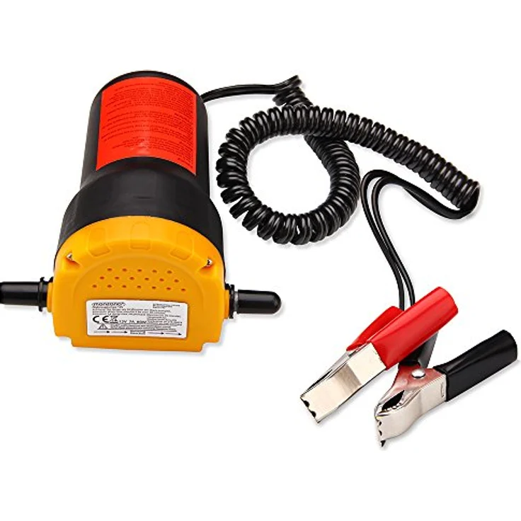 Monzana Ölabsaugpumpe 12V 80 Watt 5l-min - Ölpumpe Absaugpumpe Pumpe Dieselpumpe Öl elektrisch – Bild 6