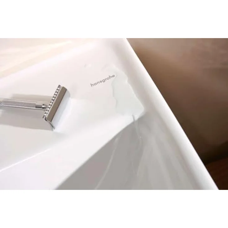 hansgrohe Xanuia Q Waschtisch, wandhängend, mit Hahnloch und Überlauf, 800x480mm, weiß, 60225450 – Bild 3
