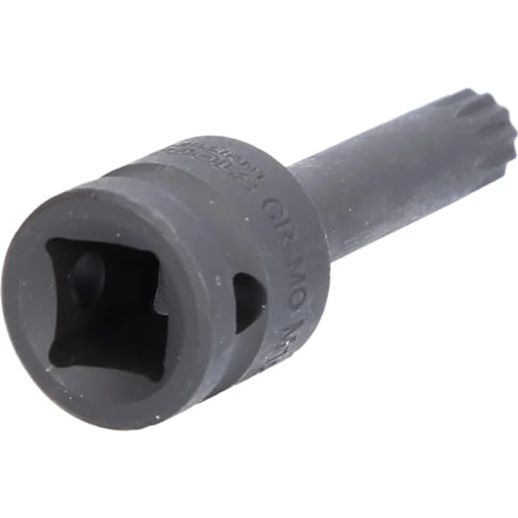 Brilliant Tools Bit-Steckschlüsselset BT022616, 1/2" Innenvierkant-Antrieb, XZN M12, aus Chrom-Molybdän-Stahl, 78 mm Länge, phosphatiert für hohen Korrosionsschutz – Bild 3