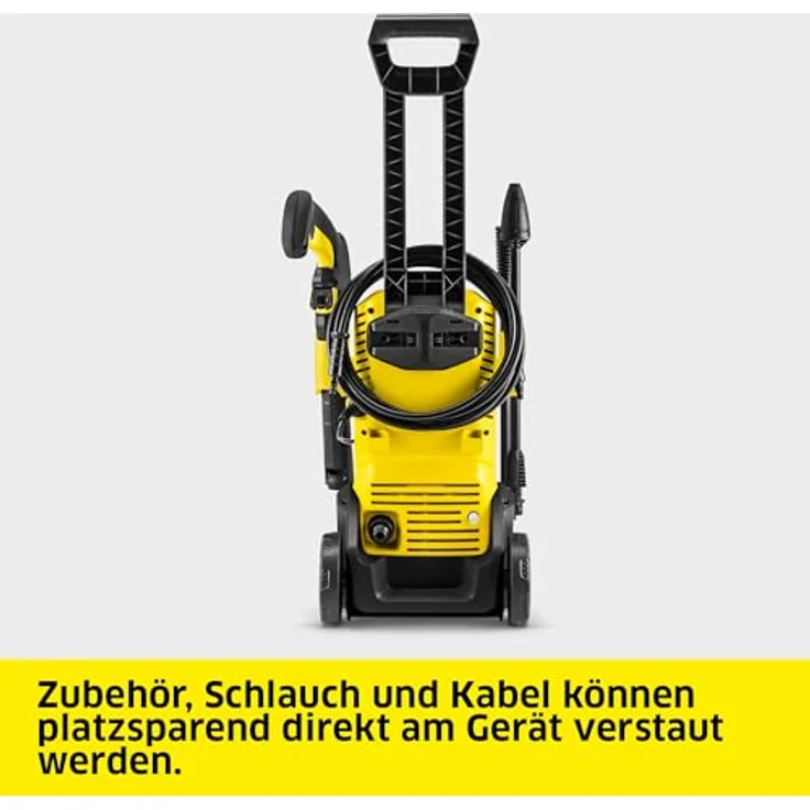 Kärcher Hochdruckreiniger K 2 Premium FJ, Einfachstrahlrohr und Dreckfräser, inkl. Schaumdüse, gelb – Bild 8