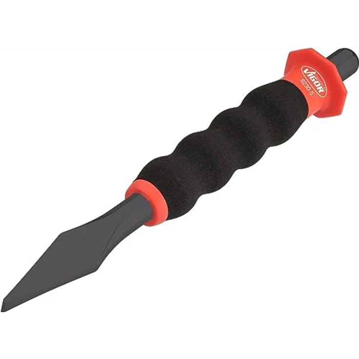 Vigor Kreuzmeißel V6230-5, 170 mm mit ergonomischem Griff und Handschutz zur sicheren Anwendung – Bild 1