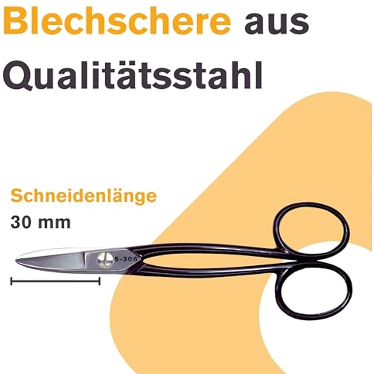 Bernstein Werkzeug GmbH 5-306 Universal-Blechschere, 180 mm – Bild 3