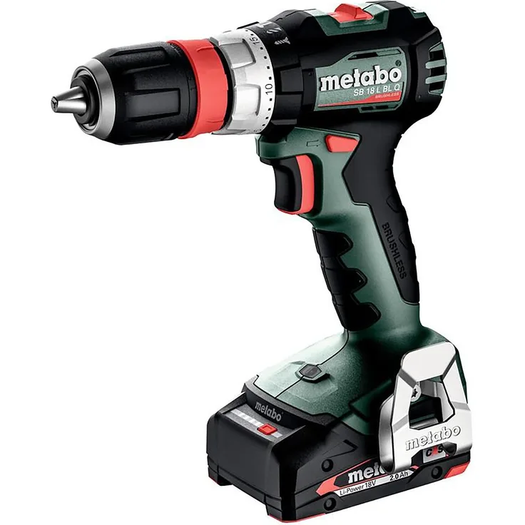 Metabo SB 18 L BL Q 613158500 Akku-Schlagschrauber 65 Nm 18 V Anzahl mitgelieferte Akkus 2, 18-Volt-Schlagbohrschrauber mit starker Brushless-Power, blau