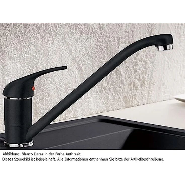 Blanco Daras Silgranit-Look anthrazit HD, Armatur mit hoher Widerstandsfähigkeit und zeitlosem Design – Bild 3