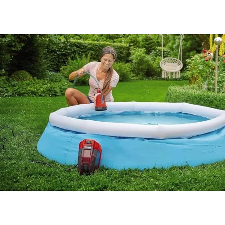 Einhell 18 V Akku-Klarwasserpumpe GE-SP 18 LL Li Power X-Change Solo-Gerät ohne Akku ohne Ladegerät – Bild 4