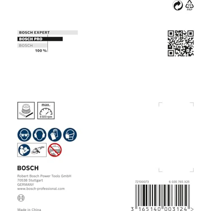 Topfbürste Bosch 1608614001, 90mm - Preisvergleich – Bild 3