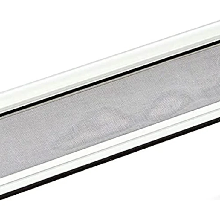 Schellenberg Fliegenschutz-Rollo 100 x 160 cm anthrazit/weiß kürzbar, Insektenschutz Rollo mit Fiberglas Gewebe und Bürstendichtung – Bild 3