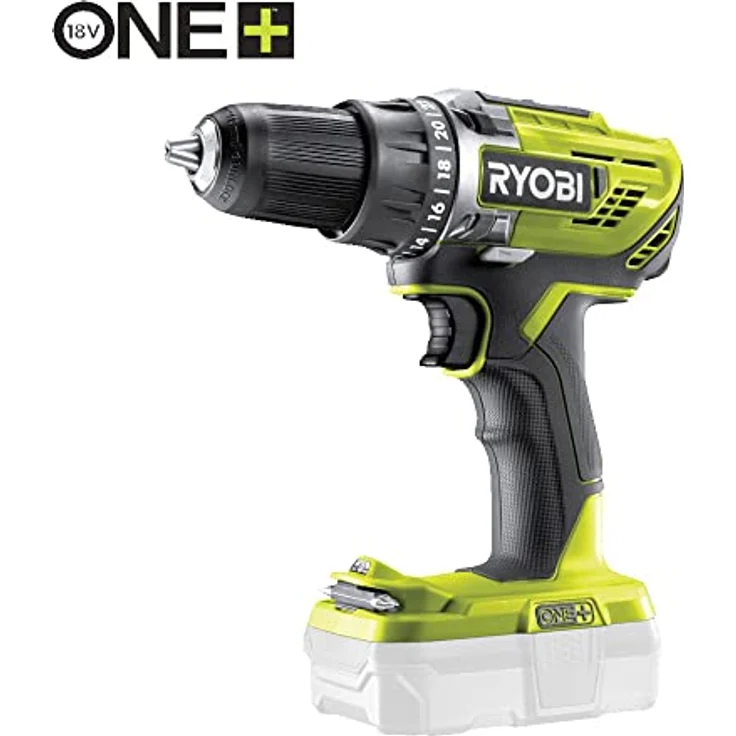 RYOBI - Kombination, 4 Werkzeuge, 18 V, ONE+: Bohrschrauber + Stichsäge + Kreissäge + LED-Lampe – Tragetasche mit 2 Akkus 5 und 2 Ah und 1 Schnellladegerät – RCK184A-252S – Bild 2