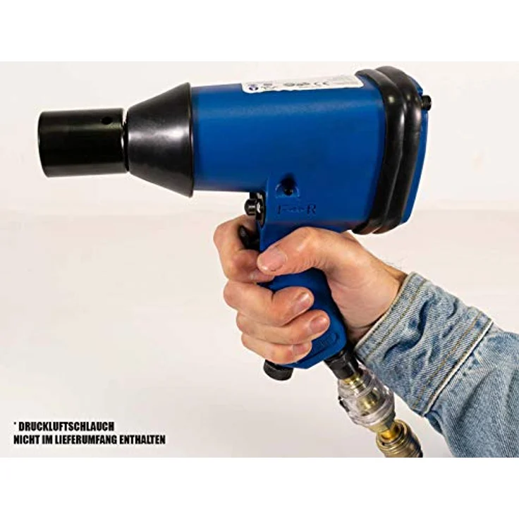 Mauk 16 teiliges Druckluft-Schlagschrauber Set 320Nm 1/2 Zoll inkl. Koffer und Nüssen - Schlagschraubersatz, ergonomisches Design und 320 Nm Drehmoment – Bild 5
