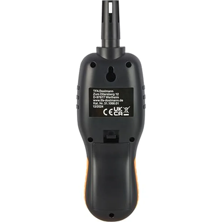 TFA Digitales Thermo-Hygrometer, präzises Thermometer + Hygrometer, Temperaturbereich -50 bis 70°C, Schwarz – Bild 6