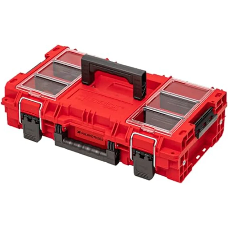 Tool Brothers PRIME Toolbox 150 Profi, Werkzeugkoffer RED ULTRA HD, 13,5 l, IP66, stapelbar, mit verstellbaren Trennwänden – Bild 8