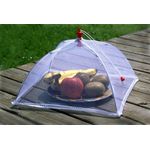 Relags Moskitonetz Insektenhaube für Speisen, Nylonmoskitotüll, zusammenlegbar