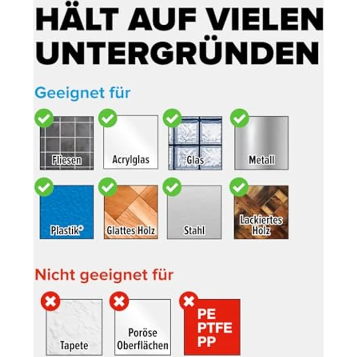 tesa Powerbond Ultra Strong Montageband - Doppelseitiges Klebeband für eine besonders starke und dauerhafte Befestigung ohne Bohren - 5 m x 19 mm - Preisvergleich – Bild 5