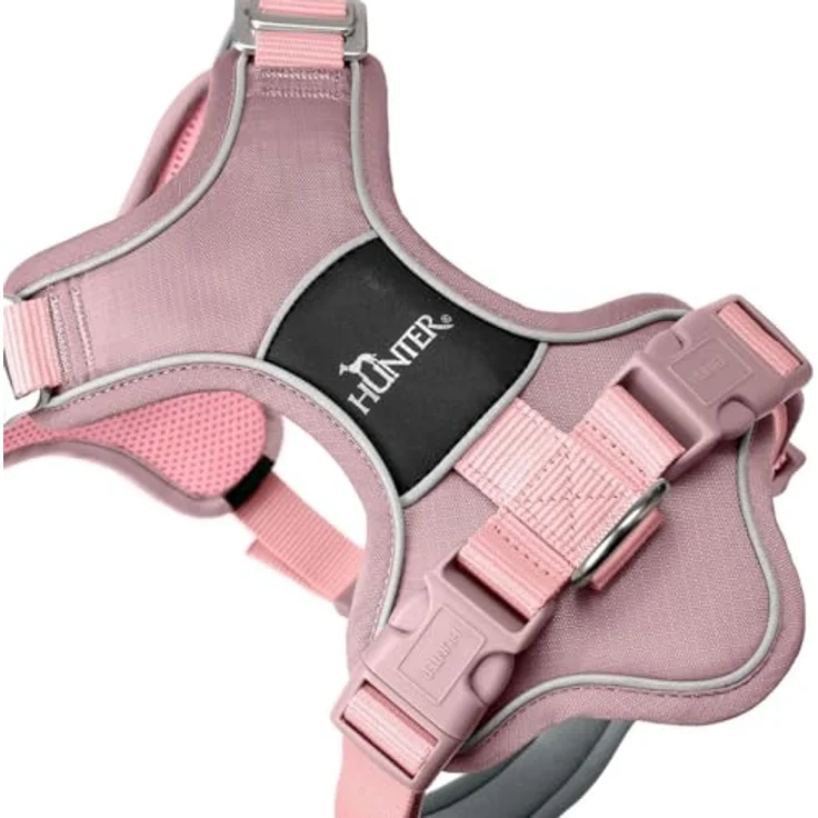 HUNTER Geschirr Divo Up, Größe:S-M, Altrosa, mit ergonomischer Passform und 3M Scotchlite Reflective Material – Bild 4