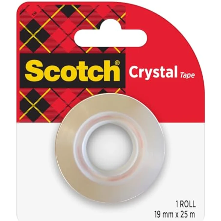 Scotch 6-1925R1 Klebeband, 19 mm x 7.5 m, kristallklar – Bild 2