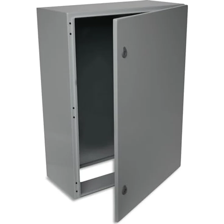 BOXEXPERT Verteilerkasten Treva IP66, wasserdichtes Stahlblechgehäuse 800x600x300mm, IK10 schlagfest, grau – Bild 1