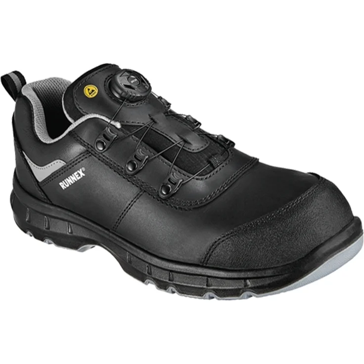 ruNNex RUNNEX Sicherheitsschuh atop FlexStar S3S ESD 5390-40 Gr40, metallfreie Durchtritthemmung, VESTAMID PEBA-Dämpfung, reflektierende Applikationen, Schnellverschluss, ölresistente Sohle