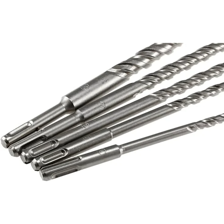 Chilitec SDS PLUS Bohrer Set 600mm - 60cm lang Profi BetonBohrer Steinbohrer 5-teilig Durchmesser 8mm 10mm 12mm 15mm 20mm - Preisvergleich – Bild 3