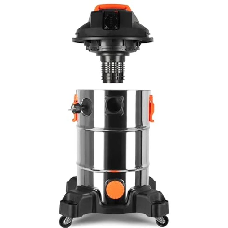 COIL Teichschlammsauger mit 35l Tank, 18 KPa Saugleistung, 1400W Motor und 600W Entwässerungspumpe – Bild 7