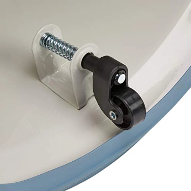 Wedo 212137 Rollhocker Metall, - und GS-geprüft, Höhe 43 cm, Tragkraft 150 kg, lichtgrau – Bild 3