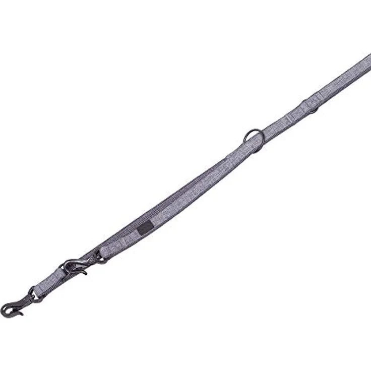 Nobby Führleine Linen Deluxe, grau L: 200 cm, B: 16 mm, 1 Stück