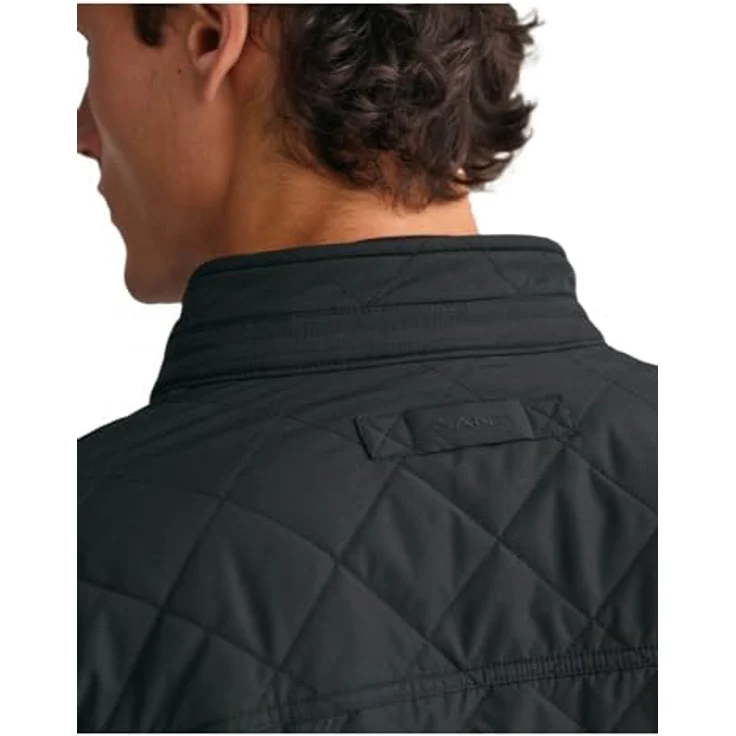 Gant Steppjacke QUILTED WINDCHEATER mit Rautensteppung, Arbeitsjacke in Webstoff, wasserabweisend, marineblau – Bild 3
