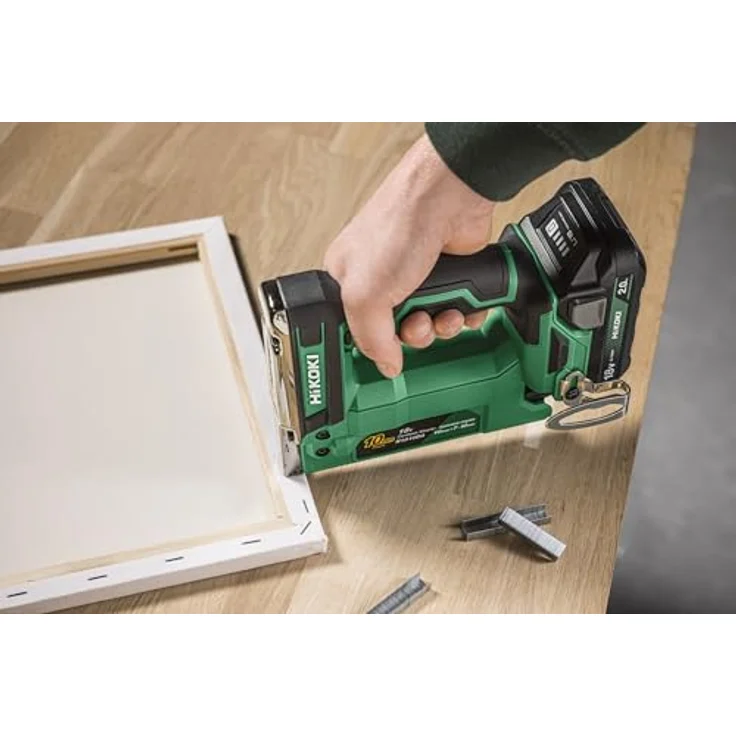 HiKOKI N1810DA N1810DAW4Z Akku-Nagler, 18V/5,0 Ah, kompakt und leicht, hohe Heftgeschwindigkeit bis 5 Klammern/Sekunde, langlebiges Metall-Frontgehäuse – Bild 3