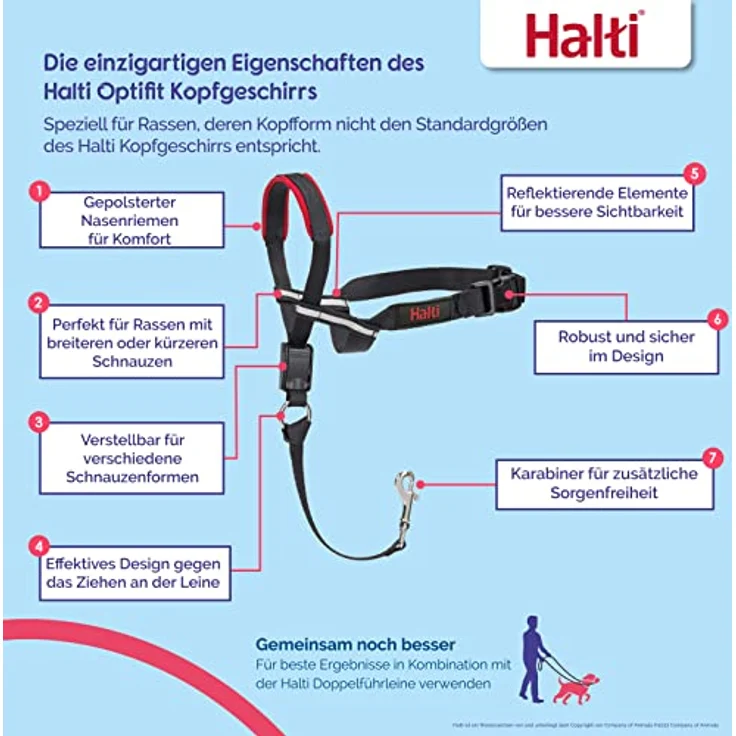 Company of Animals Halti Optifit Halsband, Halsband + Leine – Bild 2
