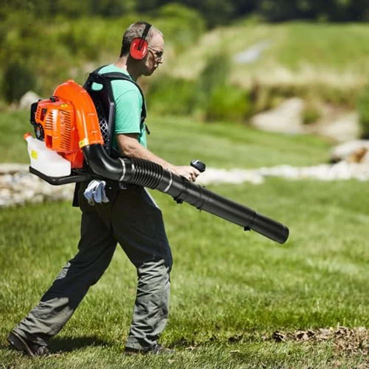 VEVOR Rucksack-Laubbläser, 79 CC 2-Takt Benzin, 930 CFM Luftvolumen, 184 MPH Geschwindigkeit, 3-Liter-Kraftstofftank, ideal für Rasenpflege und Laubreinigung – Bild 8