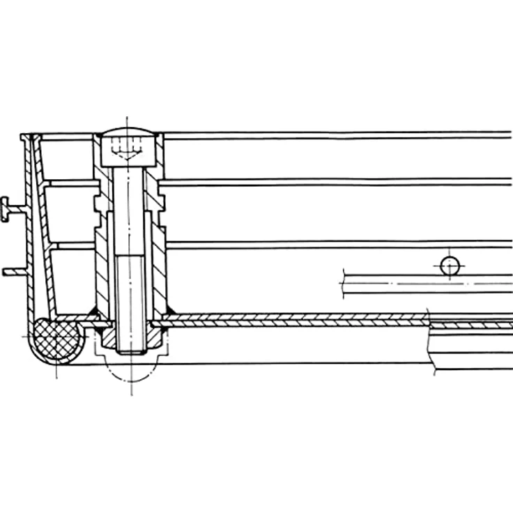 Zarges Aluminium Schachtabdeckung mit Wanne 1000 mm x 1000 mm – Bild 2