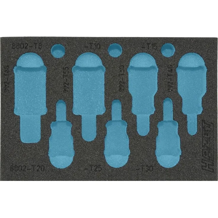 Hazet 2K-Weichschaum-Einlage 163-218L, leer, Made in Germany, 170 x 112 x 27 mm