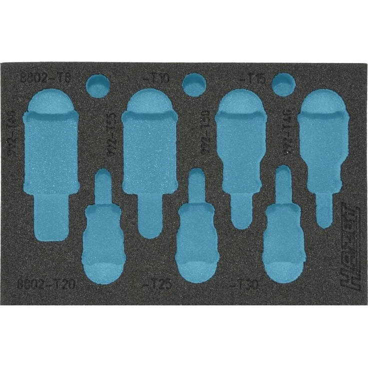 Hazet 2K-Weichschaum-Einlage 163-218L, leer, Made in Germany, 170 x 112 x 27 mm