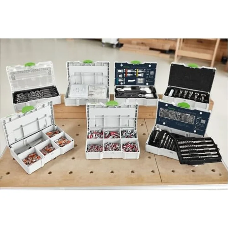 FESTOOL Schlangenbohrer-Set SYS3 S 76-SB CE-SORT/6, 6-teiliges Bohrer- und Bitset mit robuster Gewindespitze und CENTROTEC-Schnittstelle – Bild 6