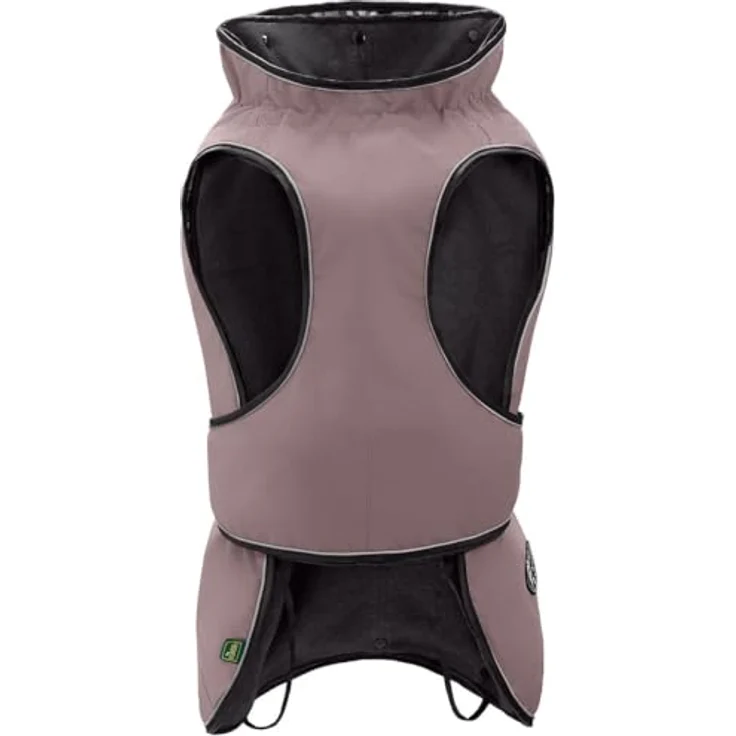 HUNTER Hundemantel Uppsala, Größe:40 cm, Farbe:Altrosa - Polyester, herausnehmbares Fleecefutter, verstellbar, reflektierende Paspeln – Bild 2