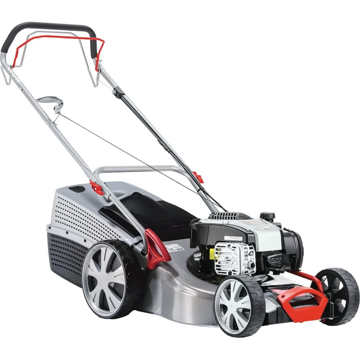 AL-KO Benzinrasenmäher 5.12 SP-B PLUS classic, 51 cm Schnittbreite, Briggs & Stratton Motor, 3-in-1 Funktion, rot
