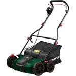 Parkside Elektro-Vertikutierer PELV 1800 A1, 2-in-1 Garten Vertikutierer mit 1800 W Motor, Edelstahl-Doppelmessern und 44 Stahlfederkrallen, für Rasenflächen bis 600 m²