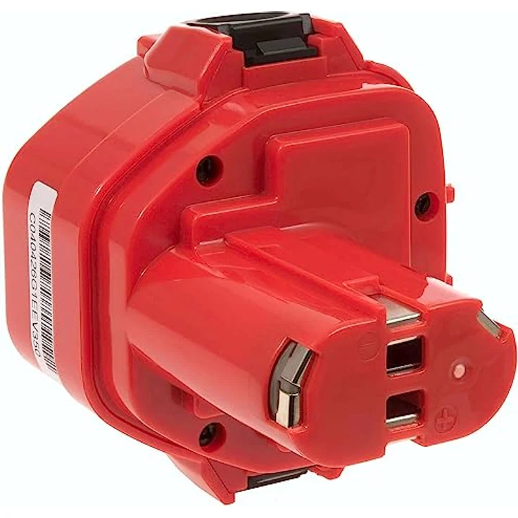 akku-net Akku für Makita Typ 1222, 12V, NiMH, hohe Kapazität 2000mAh/24Wh, robust, Rot – Bild 3