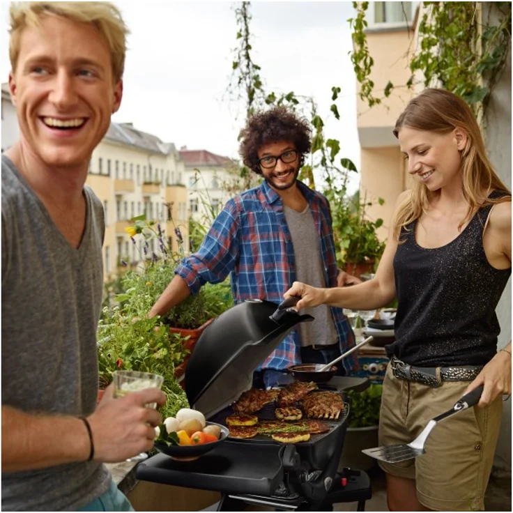 Weber Q 1200 Black Line Gasgrill – Bild 6