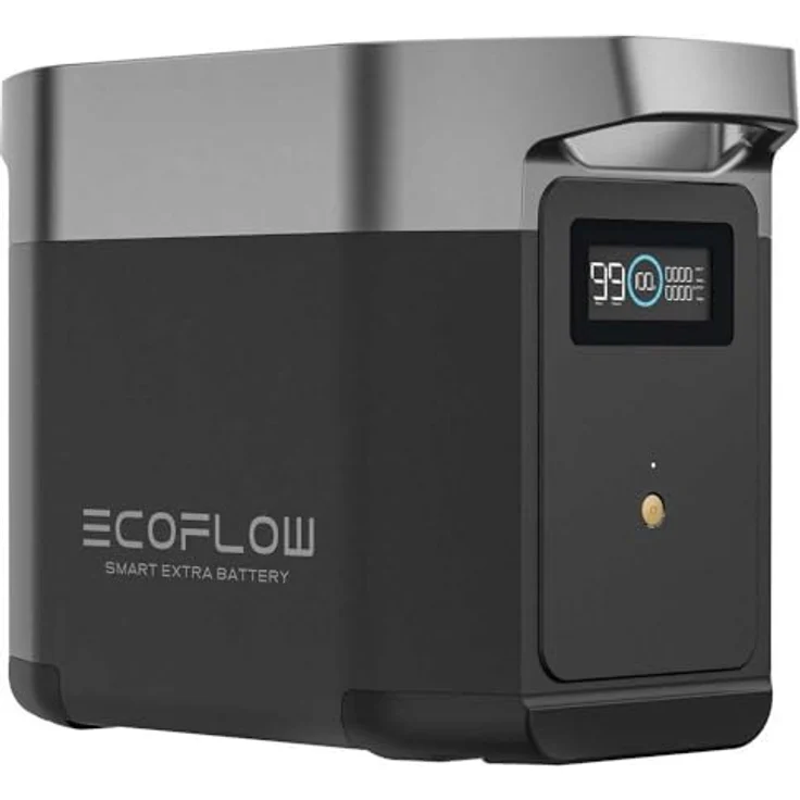 EcoFlow Delta 2 Max Zusatzbatterie, erweiterbare Kapazität von 2.048 Wh auf 6.144 Wh, inkl. Verbindungskabel – Bild 4