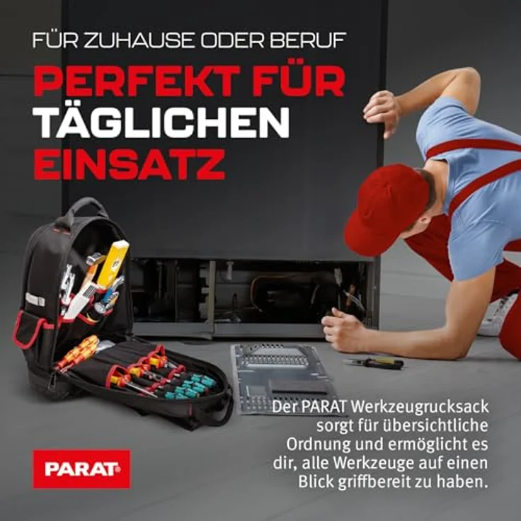 Parat BASIC Back Pack 5990830991 Universal Werkzeugrucksack unbestückt 1 Stück (B x H x T) 380 x 470 x 220 mm (5990830991) – Bild 6