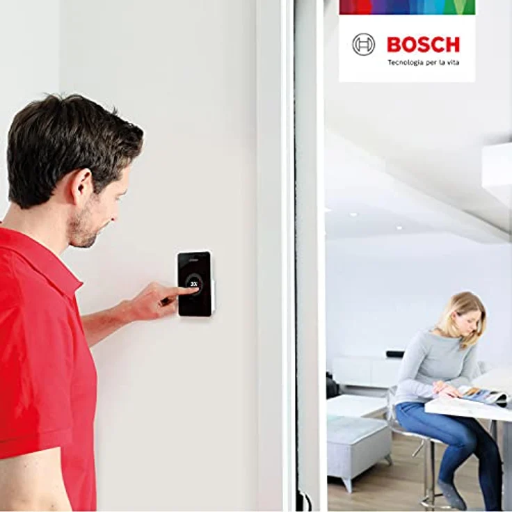BOSCH Junkers CT200 W-LAN Regler EasyControl Set, intelligente Heizungsregelung mit 3 schwarzen Funk-Thermostaten – Bild 2