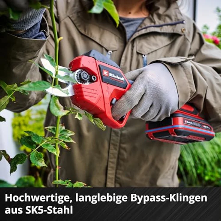 Einhell Akku-Astschere GP-LS 18/28 Li BL-Solo, Profi-Gartengerät mit Brushless Motor, schwarz – Bild 8