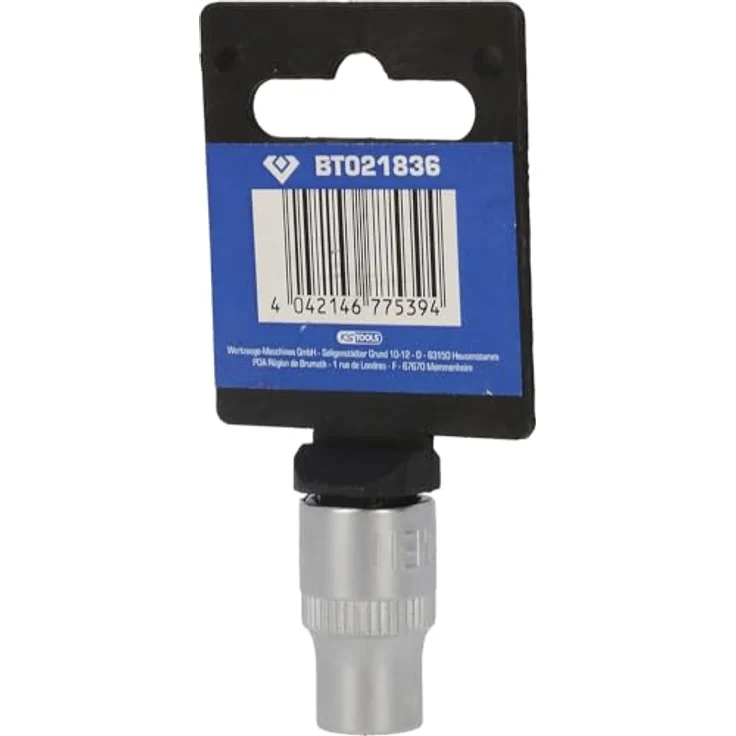 Brilliant Tools BT021836, Bit- und Steckschlüsselset 3/8" Torx-E Stecknuss E11, Chrom-Vanadium-Stahl, matt verchromt, 28 mm Länge – Bild 5