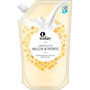 Bild für Today Cremeseife Milch & Honig Nachfüllpack 750 ml