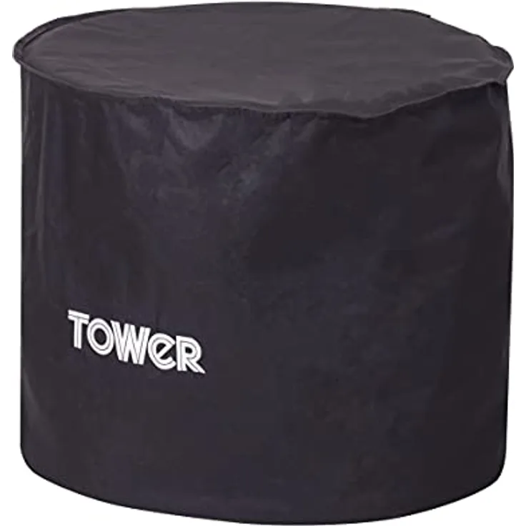 Tower Grill Cover for T978512COV Grillabdeckung für T978512, Schwarz