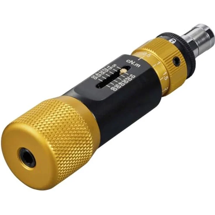 Toolcraft TO-9627246 Elektronik- u. Feinmechanik Drehmoment-Schraubendreher 4 mm, einstellbares Drehmoment 5-60 cNm, CR-V-Stahl, Aluminiumlegierung – Bild 2