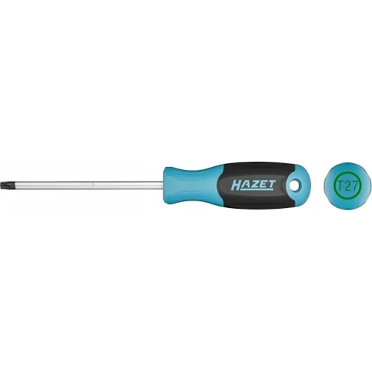 Hazet Schraubendreher 811-T27, Innen TORX Profil, rutschfester 3-Komponenten-Griff, 220 mm, Langlebige Rundklinge – Bild 2