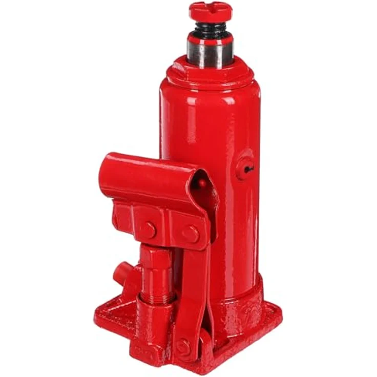 Sixtol SX BOTTLE JACK 20T, Hydraulischer Flaschenheber mit 20 Tonnen Hubkapazität, rot – Bild 3